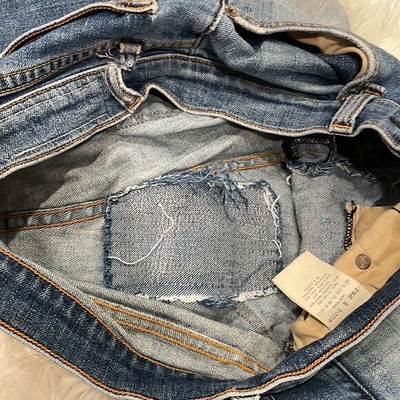 Rag & Bone Woman’s The Dre distressed skinny Jean size 26 - Picture 10 of 13